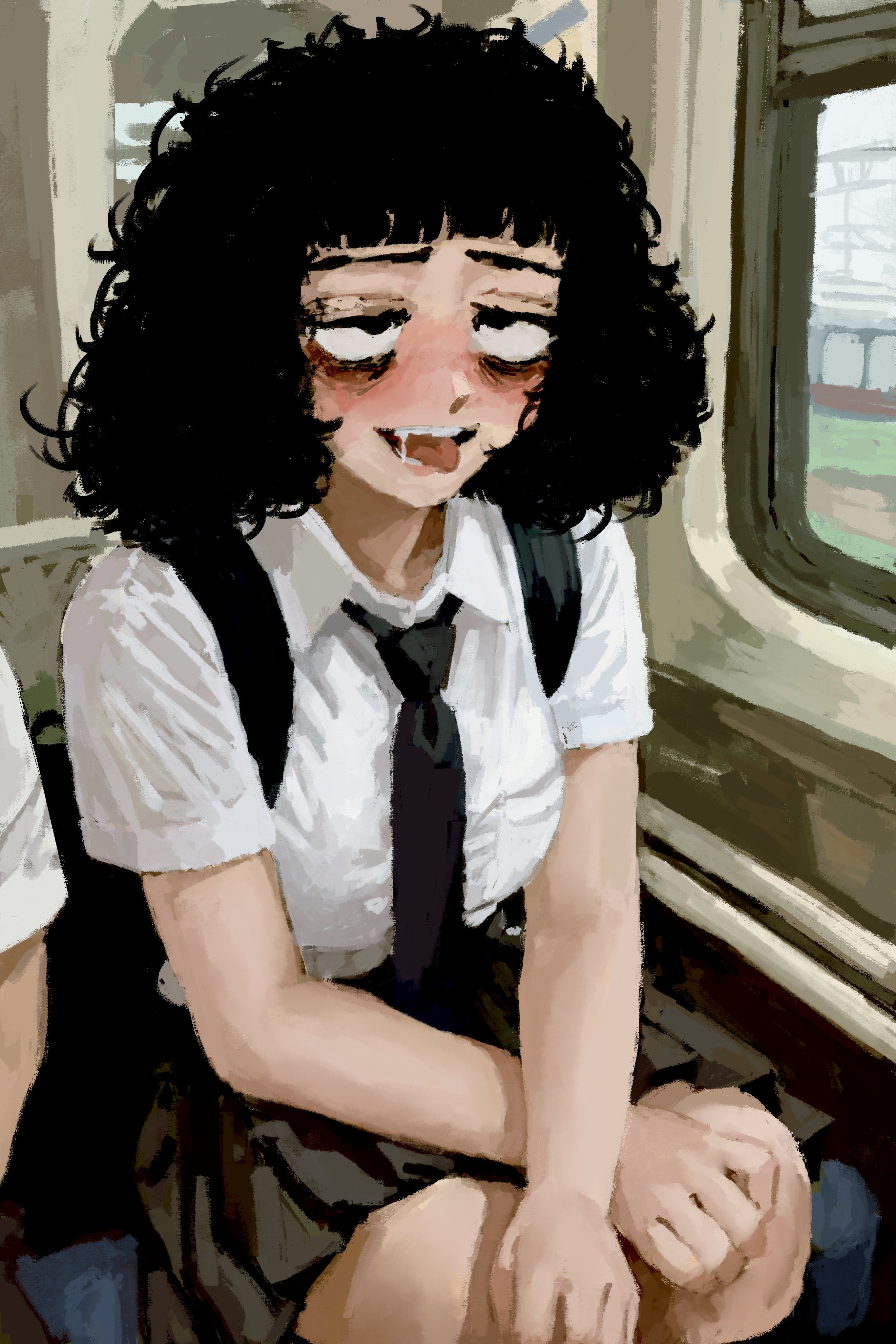 ahe gao, casato, ellie (casato), goonette, pervert female, public