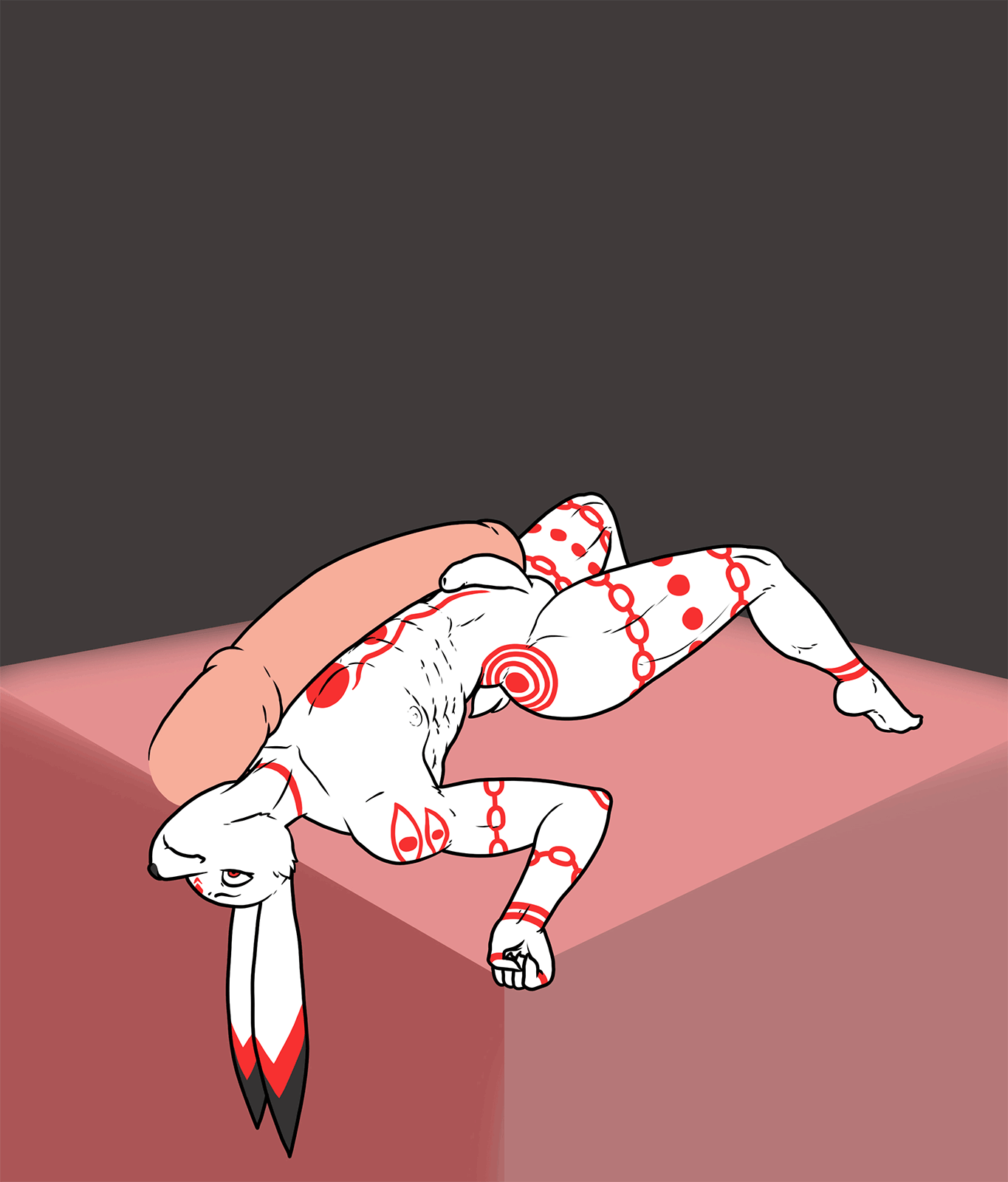 ahe gao, all the way through, animated, blowjob, bunny, cave, cum, cum in mouth, cum inside, cum on body, cum through, cumflation, cumshot, deepthroat, disturbedmonkey, excessive cum, fellatio, fonkimonki, furry, futa is bigger, futa on male, futanari, gay, horse penis, horsecock, inflation, intersex, larger futa, long penis, male, male focus, male penetrated, on back, penis, penis size difference, size difference, smaller male, stomach bulge, stomach deformation, tattoo, tattoos