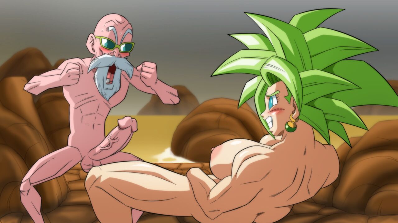 2d, 2d (artwork), dragon ball, dragon ball super, kefla, master roshi, tag your shit, tagme, undertagged, yamamoto doujin