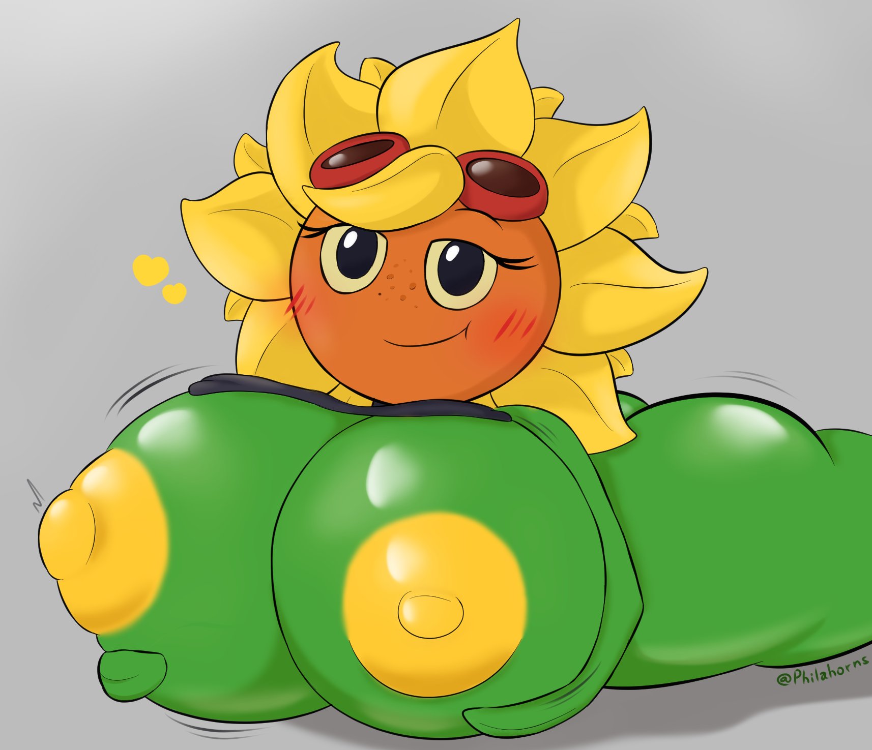 1girls, anthro, anthrofied, ass, ass focus, big breasts, breasts, female, flora fauna, philahorns, plant, plant girl, plant humanoid, plantie, plants vs zombies, plants vs. zombies, popcap games, pussy, solar flare (pvz), sunflower (pvz)