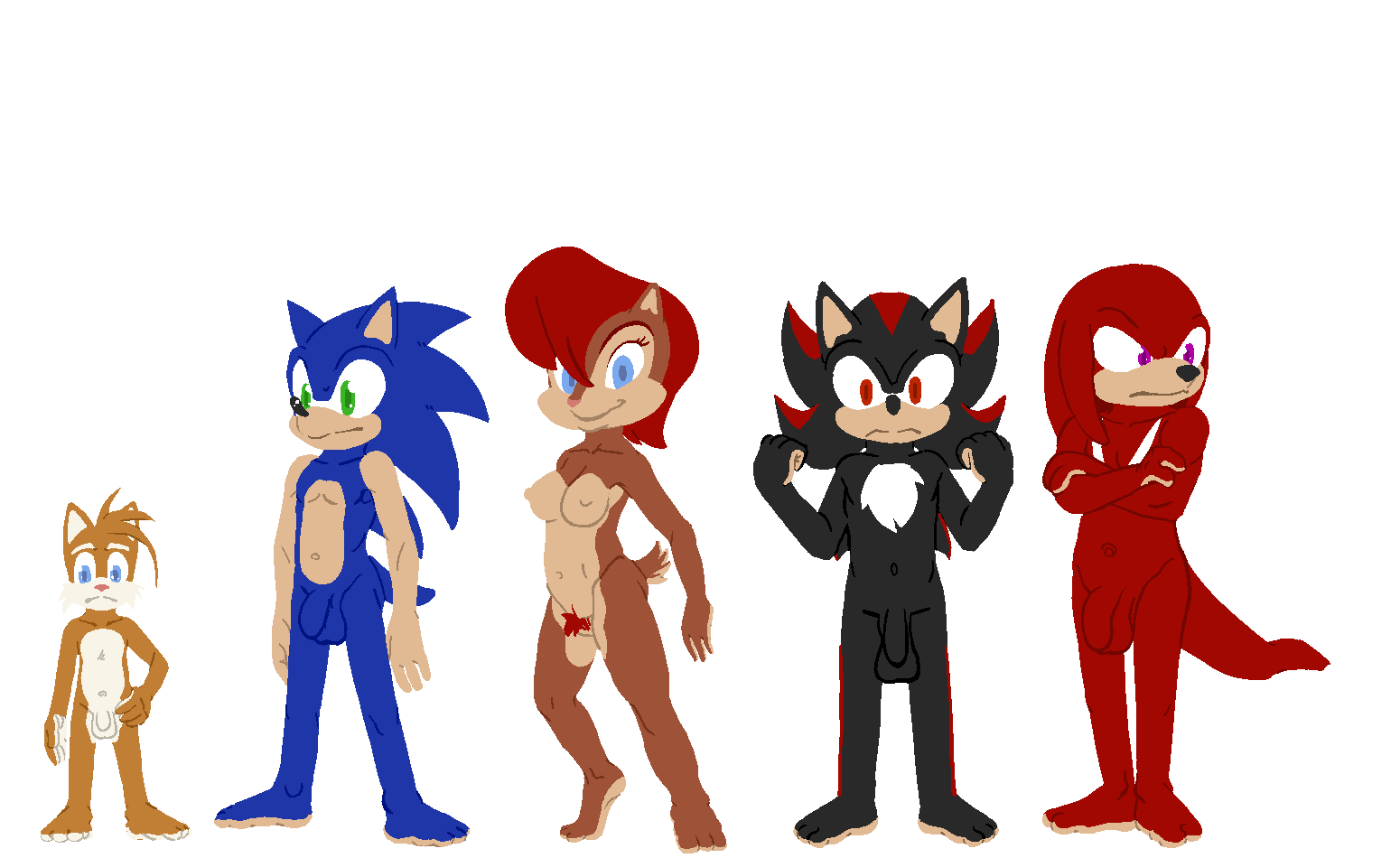 anthro archie_comics blue_fur echidna female fur furry group_sex hedgehog knuckles_the_echidna male mammal mobian_(species) monotreme sally_acorn sega shadow_the_hedgehog sonic_(series) sonic_satam sonic_the_hedgehog sonic_the_hedgehog_(archie) sonic_the_hedgehog_(comics) sonic_the_hedgehog_(series) steve_farfan straight_hair tagme tails