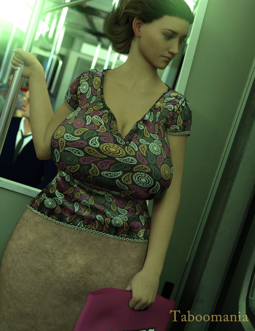 1futa, 3d, balls, balls bulge, balls under clothes, big penis, brown hair, cleavage, daz studio, flaccid, fully clothed, futa only, futanari, intersex, linda (taboomania), penis, penis bulge, penis under clothes, penis under skirt, skirt, solo, solo focus, solo futa, taboomania, tagme