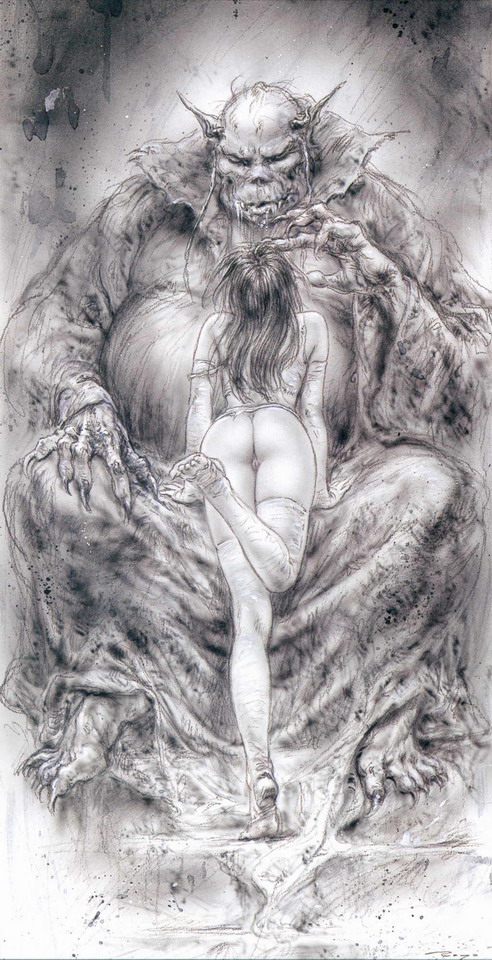 ass female human luis_royo male monster ogre size_difference straight the_blue_prince