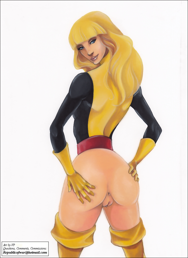 anus ass athletic blonde_hair blue_eyes bottomless bubble_butt busty erotic_earth eyelashes female female_focus female_only fit fit_female gloves hourglass_figure long_hair magik_(illyana_rasputin) marvel marvel_comics new_mutants pinup pose posing pussy rear_view solo thigh_boots vagina vp wide_hips x-men