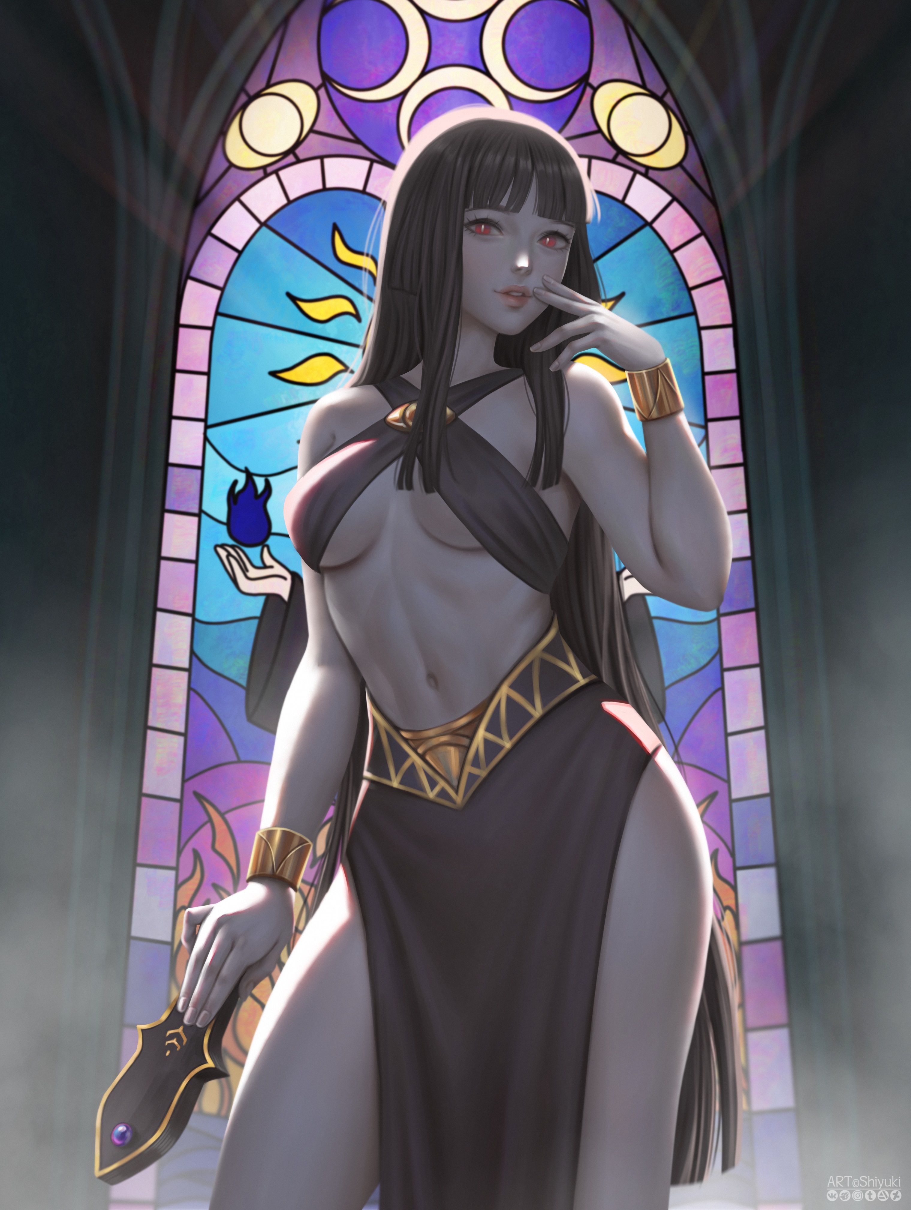 breasts, female, glass (tate no yuusha no nariagari), shiyuki, tate no yuusha no nariagari