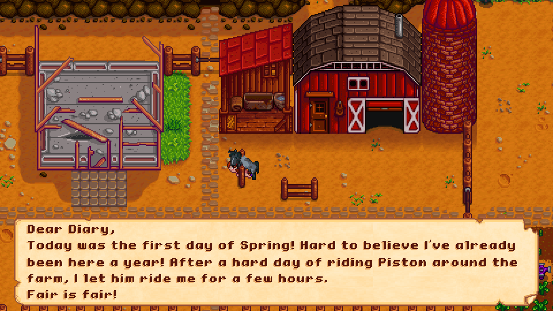 16:9, accurate art style, ambiguous penetration, animated, blargsnarf, duo, english text, erection, farm, female, female on feral, feral, feral penetrating human, genitals, gif, hair, hi res, human, human on feral, interspecies, loop, male, mammal, outside, penetration, penile penetration, penis, pixel art, quadruped, sex, short playtime, sprite, sprite art, sprite edit, stardew valley, straight, text, video games, zoophilia