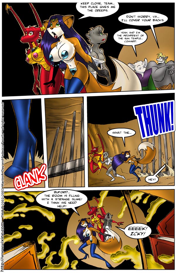 comic female furry tagme text vixine_comics