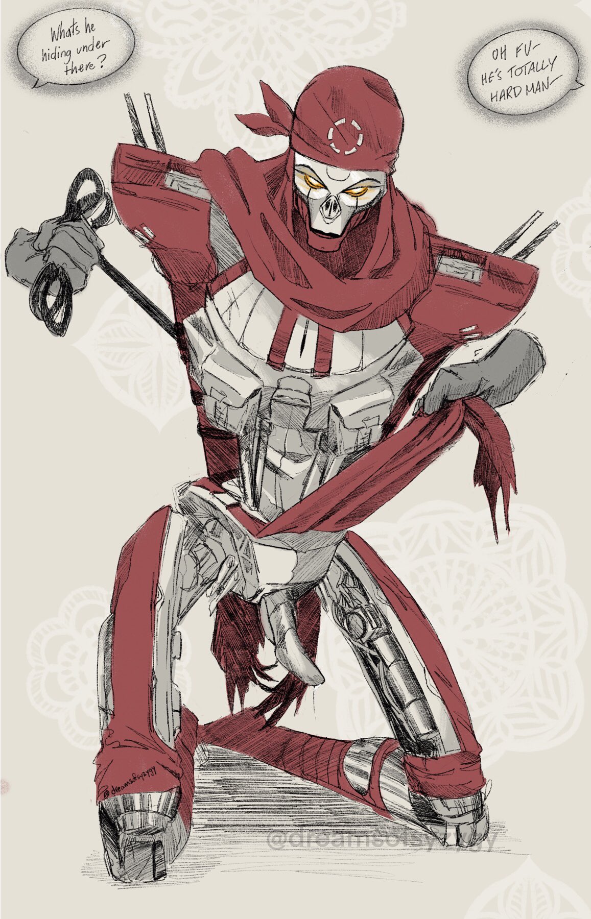 apex legends, gay, kink, male, male only, revenant (apex legends), robot