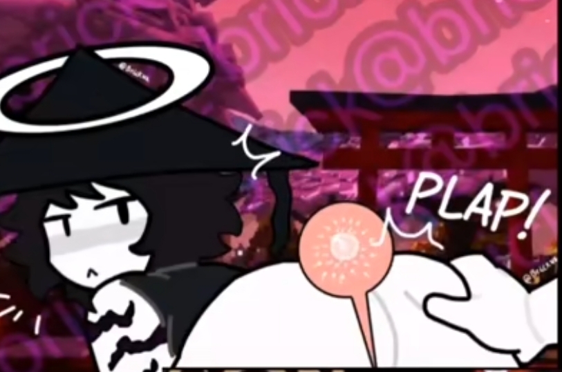 artist request, ass, ass grab, bent over, bottomless, cropped, cum inside, impregnation, looking back, martyr (the battle bricks), onomatopoeia, plap, roblox, roblox game, robloxian, source request, tagme, the battle bricks, unamused