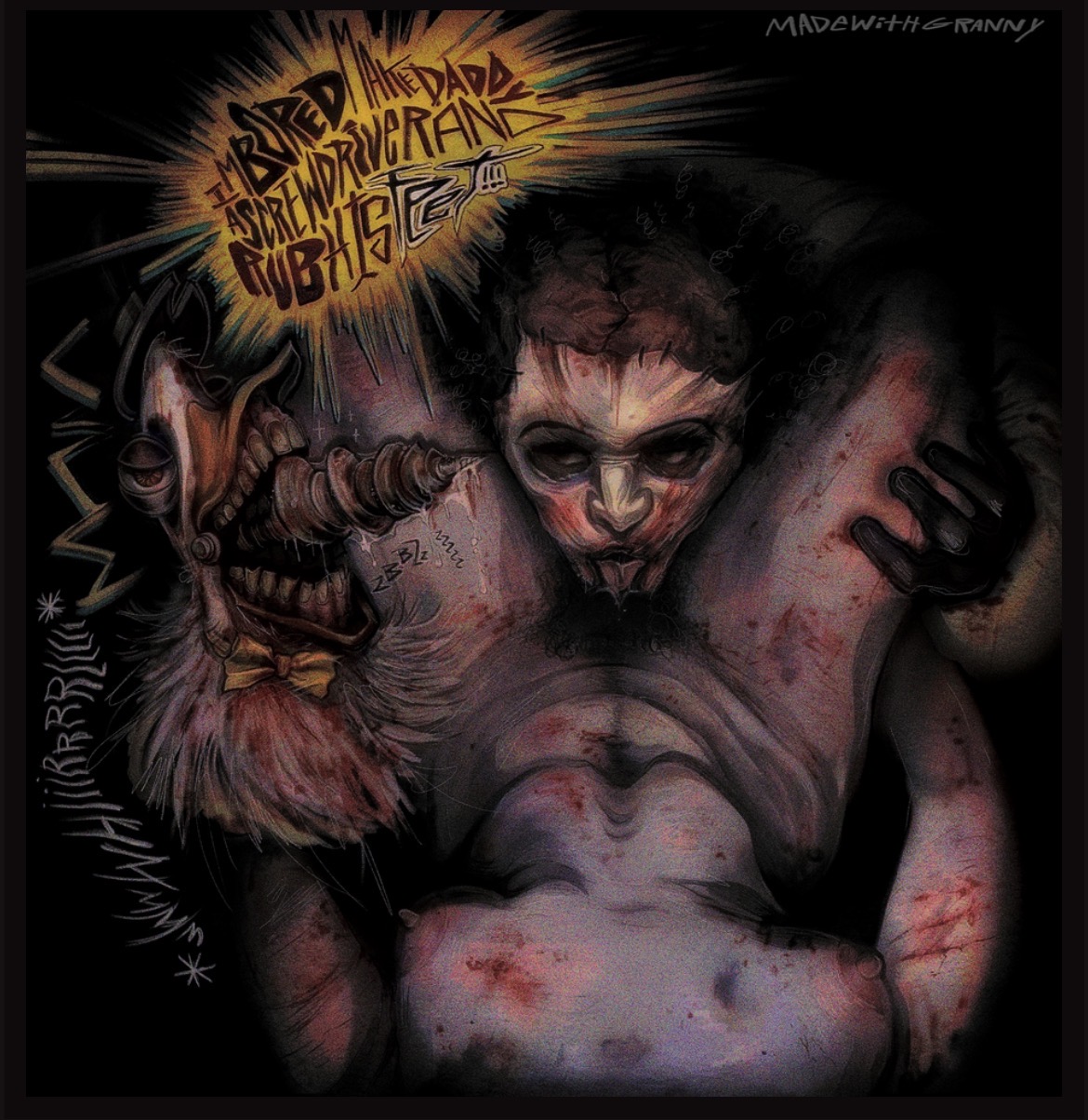 2d, 2girls, blood, breasts, bruise, bush, cunnilingus, eating pussy, excessive pubic hair, female, female only, female pubic hair, mother gooseberry, nipples, outlast, outlast trials, phyllis futterman, pov, pubic hair, pussy licking, scratch, yuri