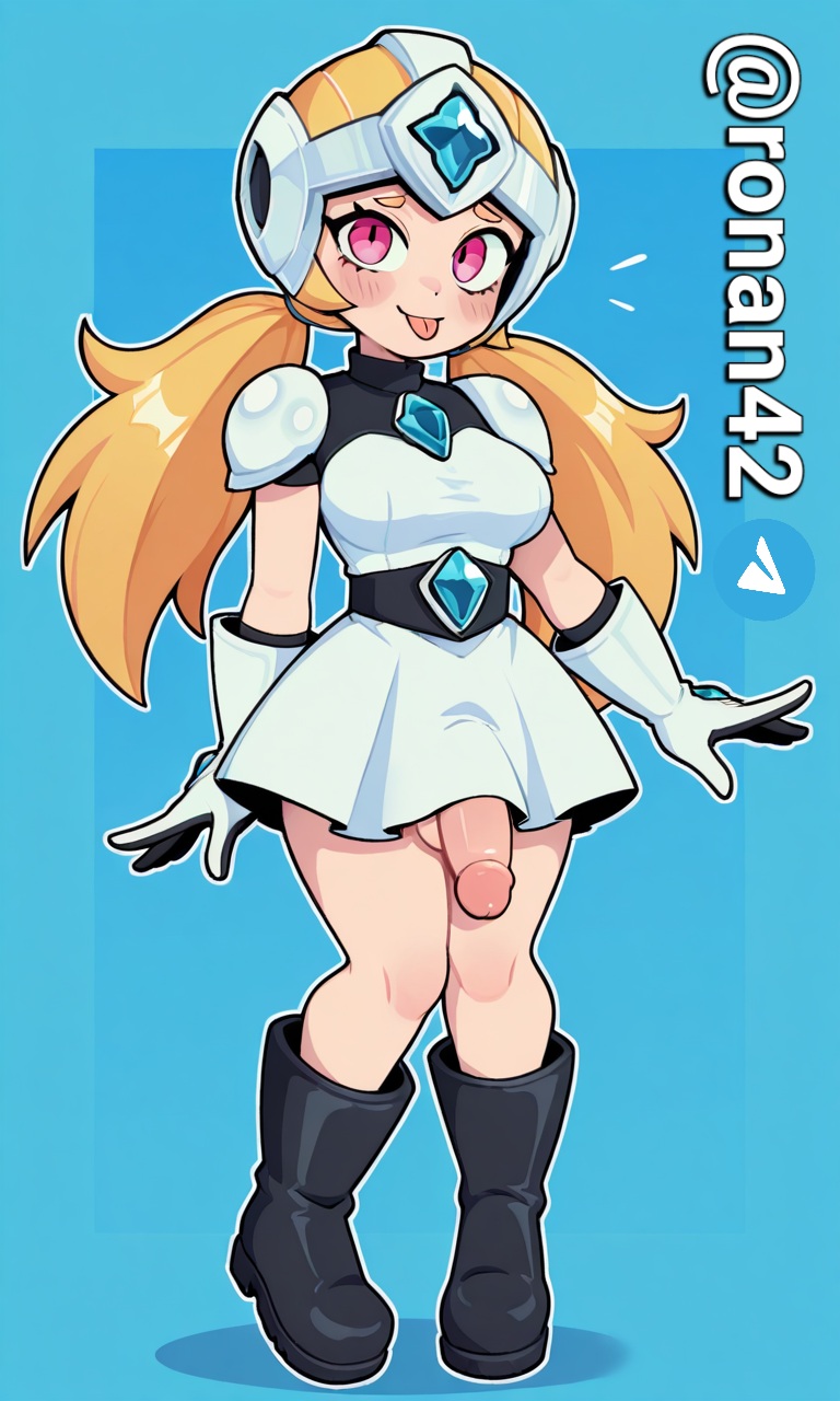1futa, ai generated, brawl stars, futa only, futanari, penis, ronan42, starr nova (brawl stars)