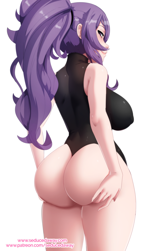 1girls alternate_breast_size ass big_ass big_breasts blue_hair camilla_(fire_emblem) clothed fire_emblem fire_emblem_fates hand_on_ass huge_ass karmanseph patreon seducedaway thick_thighs