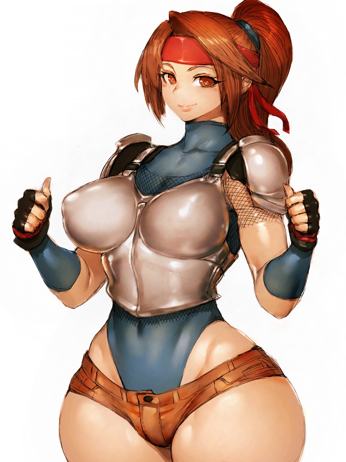 1girls, big breasts, breasts, cleavage, female, female only, final fantasy, final fantasy vii, fumio (rsqkr), jessie rasberry, large breasts, looking at viewer, solo, thick thighs, wide hips