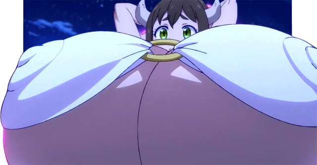 2020 anime_screencap bovine cow_girl expansion female_minotaur guinea_(ishuzoku_reviewers) horns huge_breasts ishuzoku_reviewers minotaur minotaur_girl monster_girl passione_(company) screencap screenshot