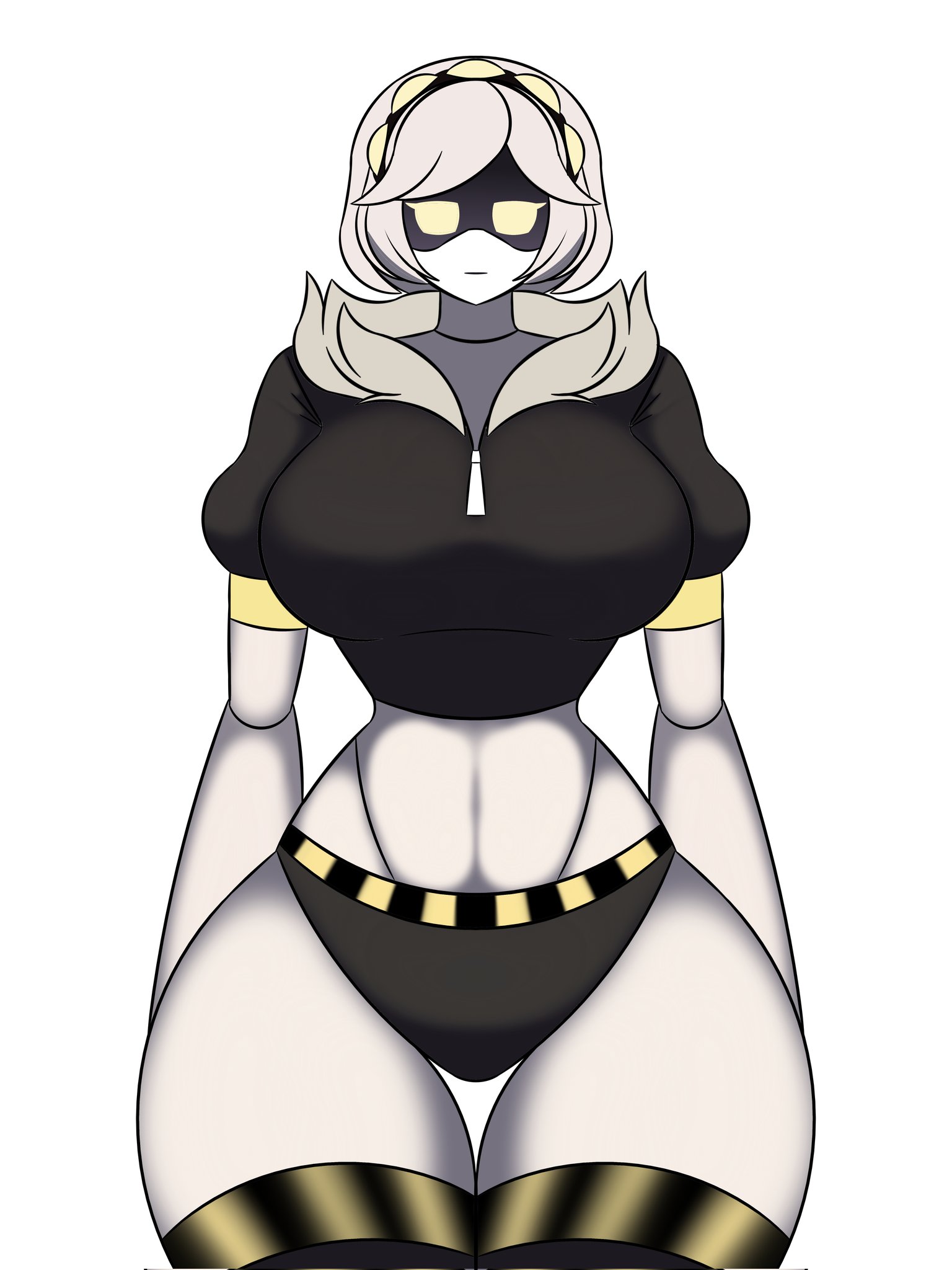 1girls, 2d, delete alliance, female, female only, humanoid, murder drones, robot, robot girl, robot humanoid, screen face, solo, tagme, v (murder drones)