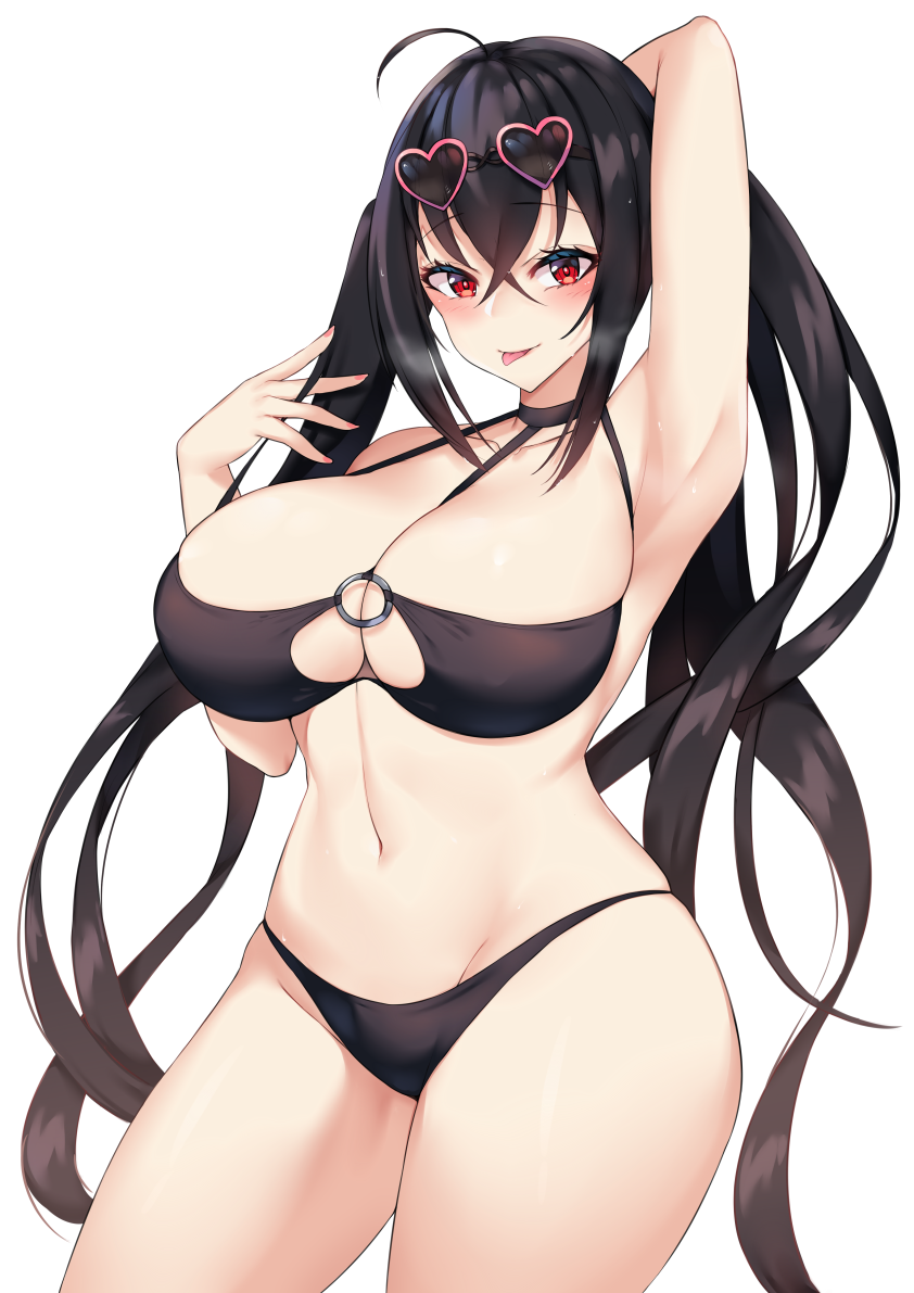 1girls, azur lane, breasts, cleavage, female, female only, huge breasts, kuavera, large breasts, looking at viewer, solo, taihou (azur lane)