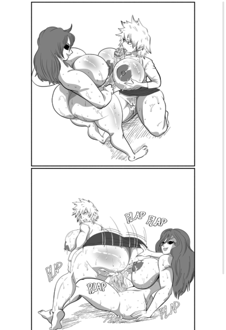 1futa 1girl1futa 1girls alternate_breast_size ass big_ass big_breasts black_sclera breasts comic doompypomp female futa_on_female futanari half-closed_eyes mature_female milf mitsuki_bakugou monochrome mother my_hero_academia paizuri penis pussy sex text thick_thighs wide_hips