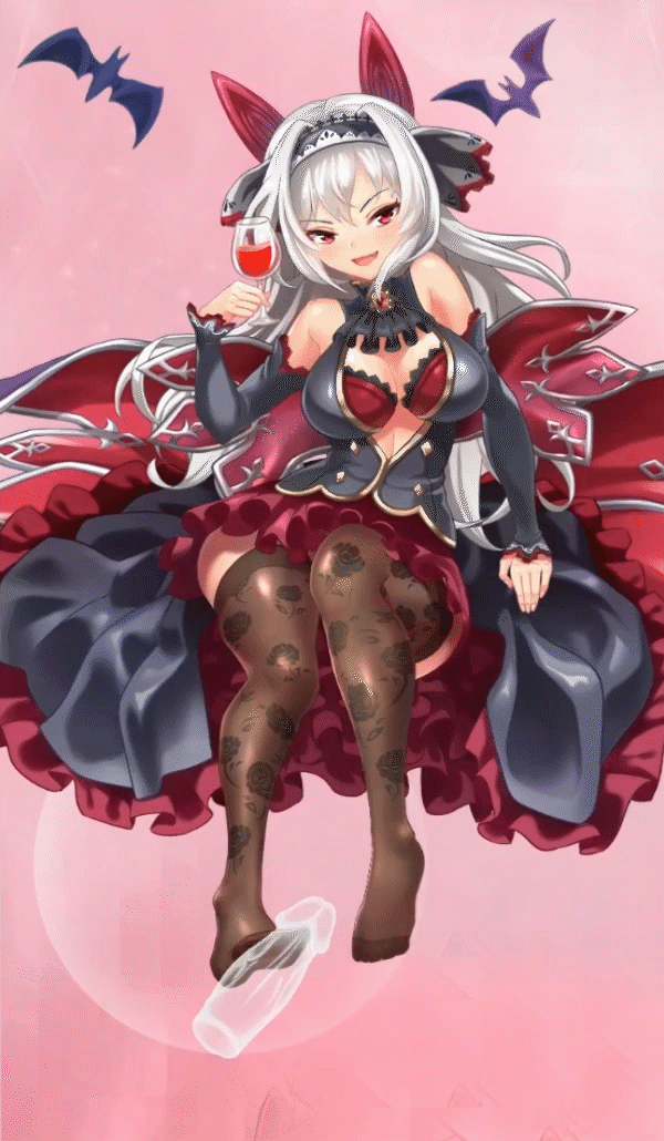 1girls, animated, ass, black legwear, bouncing breasts, breasts, eye contact, female, femdom, foot fetish, footjob, game, game cg, gif, invisible penis, large ass, male, medium breasts, nutaku, penis, pov, project qt, red eyes, stockings, thick thighs, thighhighs, vampire, vampire queen (project qt), white hair, wide hips