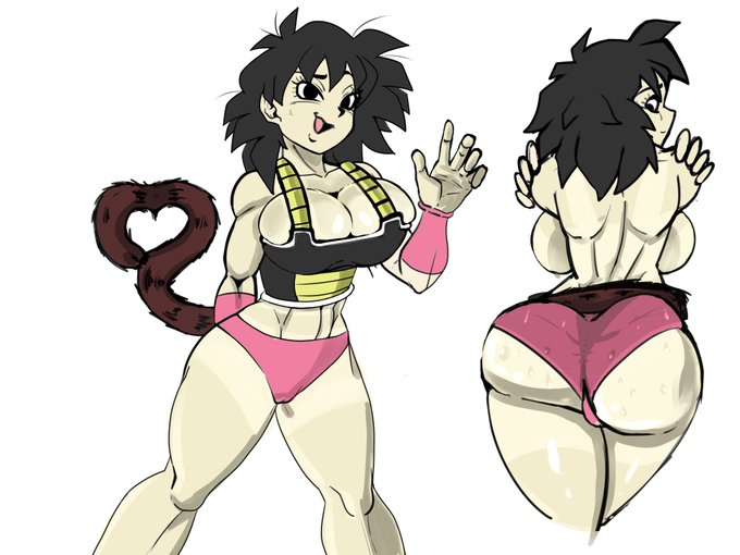 1girls, alternate breast size, armor, ass, back, backboob, big ass, big breasts, breasts, dragon ball, female, gine, looking at viewer, milf, mother, muscular, muscular female, panties, pseudocel, saiyan, source request, tail, thick thighs, thigh gap, wide hips