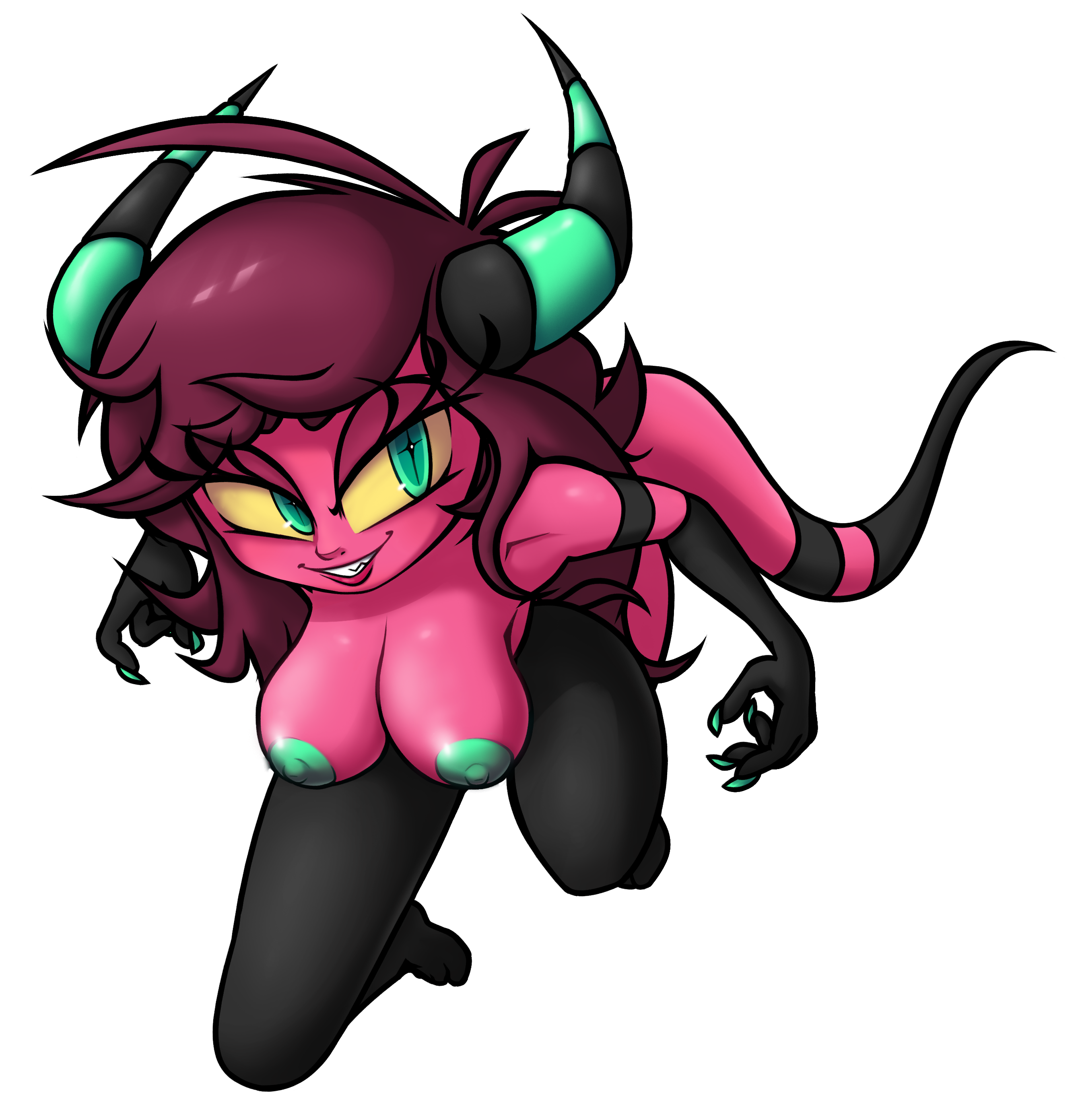 alpha channel, breasts, female, for sticker use, green nipples, nipples, patreon, png, poppy (radicalsoda), radicalsoda, red skin, sonic (series), sonic lost world, sticker template, topless, transparent background, transparent png, youtube, zeti
