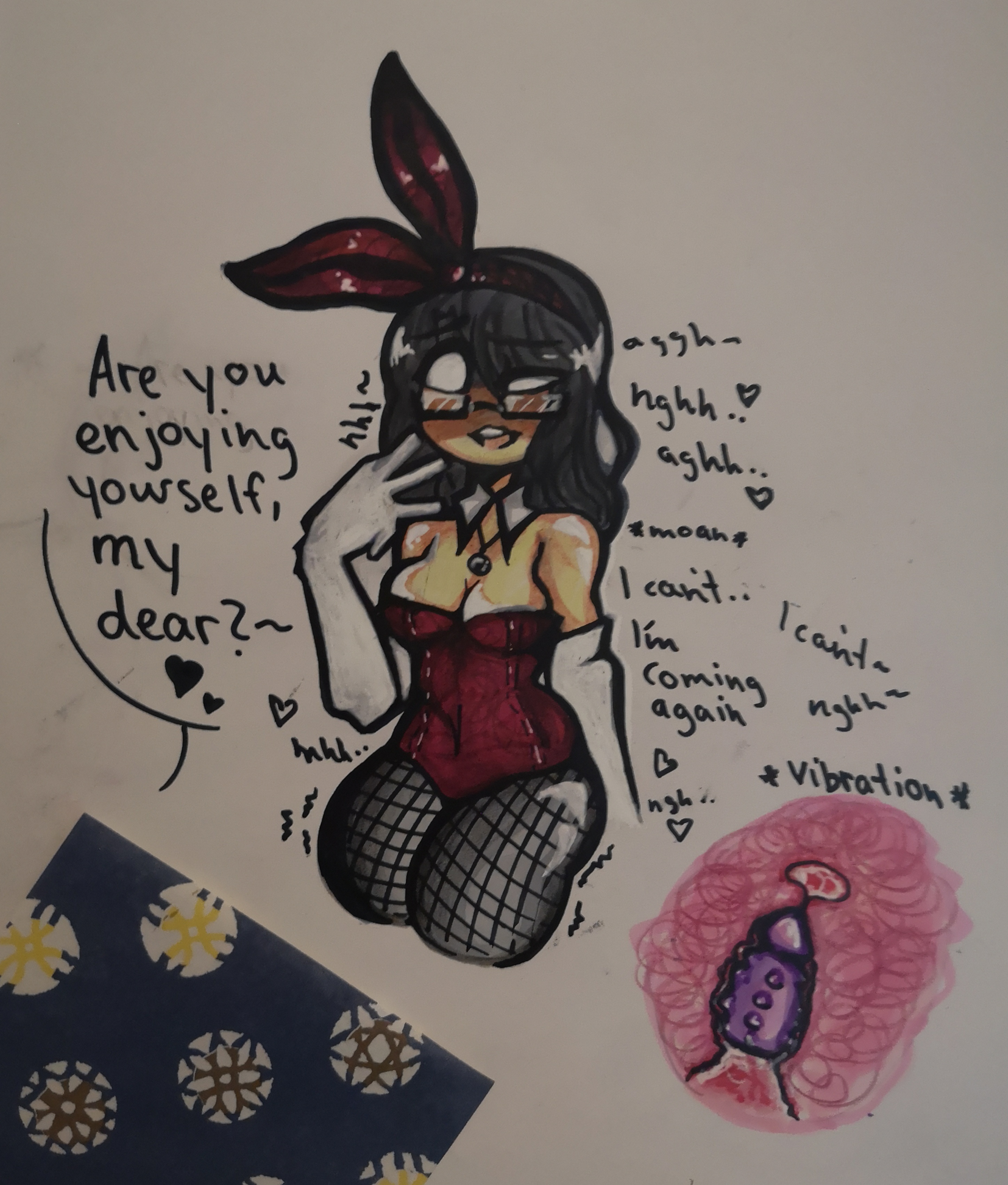 bunnysuit, countryhumans, countryhumans girl, dildo, female, germany, germany (countryhumans), masturbation, orgasm, smoll.chinchilla