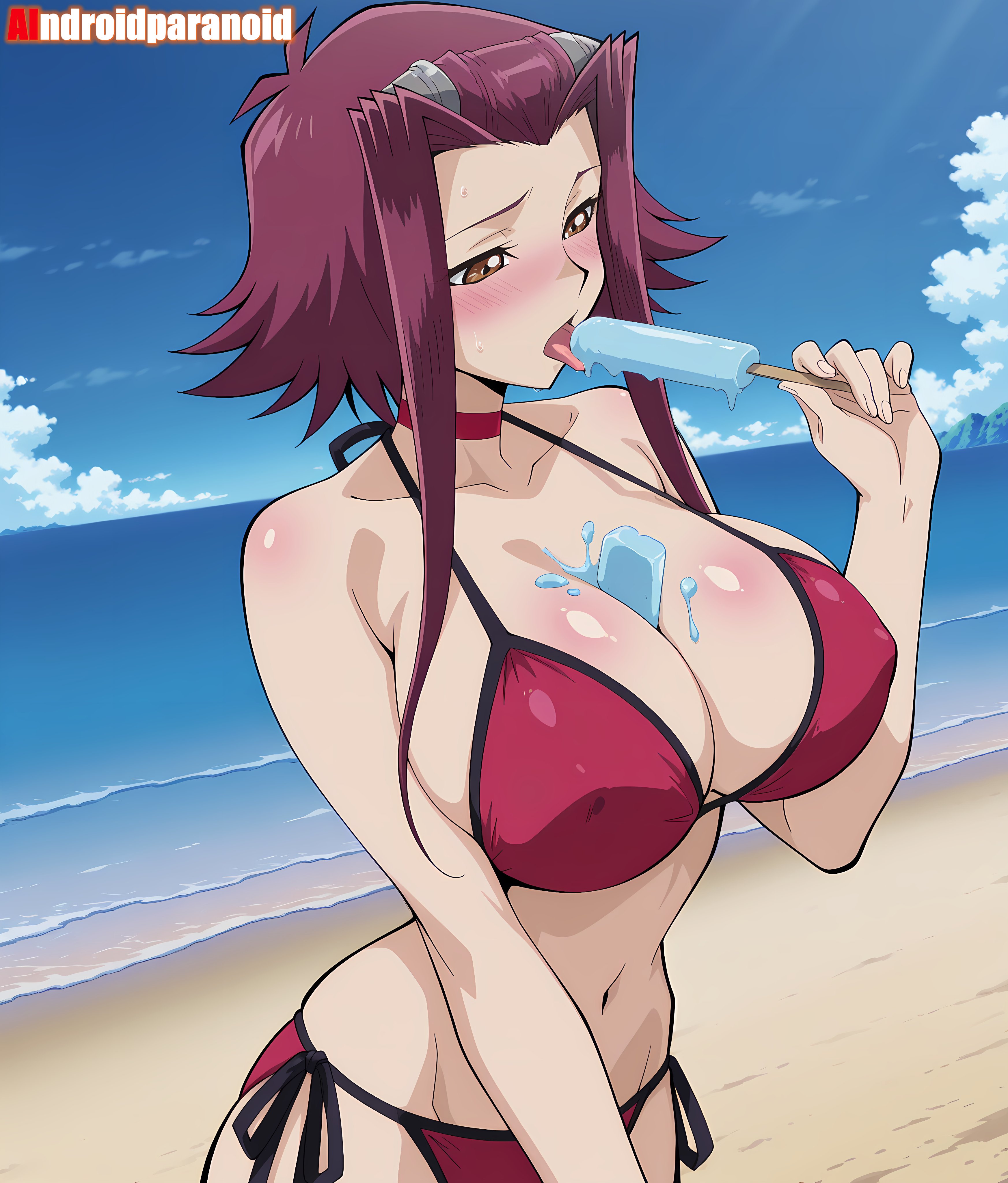 1girls, ai generated, aindroidparanoid, akiza izinski, ass, big ass, big breasts, big butt, breasts, busty, cleavage, curvy, cute, fat ass, fellatio gesture, female, female only, hair, hi res, hips, huge ass, huge breasts, human, izayoi aki, large ass, large breasts, legs, narrow waist, slim waist, swimsuit, tagme, thick ass, thick thighs, voluptuous, waist, wide hips, yu-gi-oh!, yu-gi-oh! 5d's