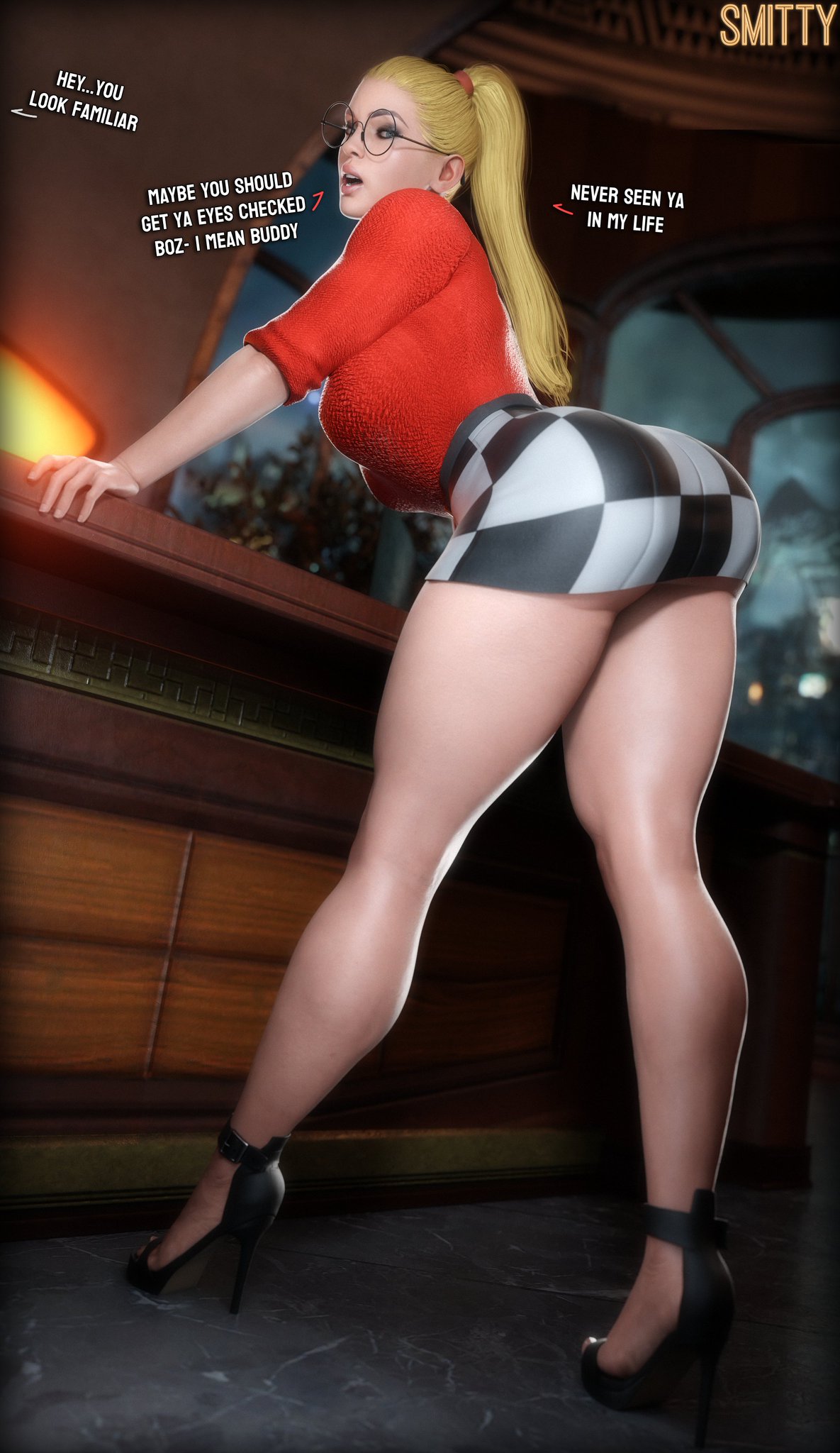 1girls 3d batman_(series) big_ass big_breasts big_thighs breasts curvaceous curvy curvy_figure dc dc_comics dr._harleen_quinzel female harleen_quinzel harley_quinn hips hourglass_figure huge_ass huge_breasts huge_thighs large_ass large_breasts large_thighs legs light-skinned_female light_skin mature mature_female pawg slim_waist smitty34 thick thick_hips thick_legs thick_thighs thighs voluptuous waist wide_hips wide_thighs