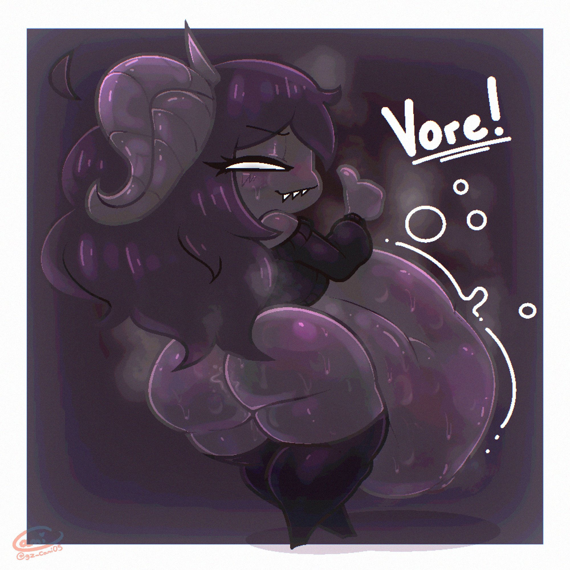 ass, cami gz, looking back, the binding of isaac, the siren (the binding of isaac), vore