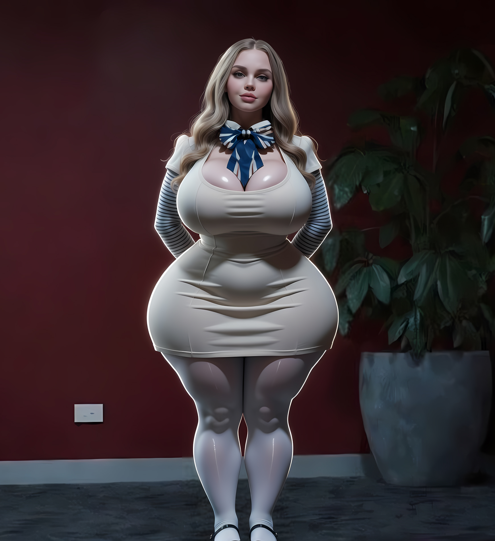 1female, 1girls, ai generated, alternate body build, ass, big ass, big breasts, big butt, brasil louco, breasts, bubble butt, curvaceous, curvy, curvy body, curvy figure, dominant, dominant female, edit, edited, edited ai, edited official artwork, edited screencap, female, female only, large ass, large breasts, looking at viewer, m3gan, m3gan (film), m3gan 2.0, mature, mature female, mature woman, milf body, nightmare waifu, screencap, screenshot, screenshot edit, seducing, seducing viewer, seductive, seductive look, seductive smile, sexy, sexy body, sexy pose, solo, solo female, solo focus, tagme, thick ass, thick body, thick butt, thick thighs, voluptuous, voluptuous body, voluptuous female, white background
