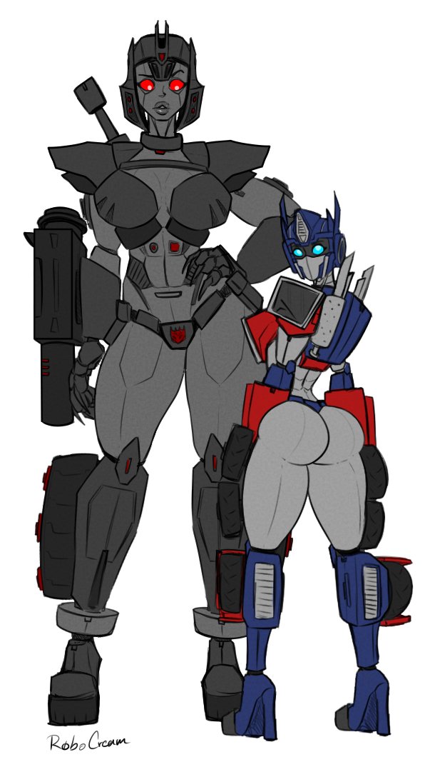 2024 2girls artist_name autobot big_ass big_breasts big_thighs bigger_female breasts bust busty chest curvaceous curvy curvy_figure cybertronian dat_ass decepticon digital_media_(artwork) female gynoid hasbro hips hourglass_figure huge_ass huge_breasts huge_thighs humanoid humanoid_genitalia large_ass large_breasts large_thighs legs mature mature_female megatron megatronix optimal_prime optimus_prime robocream robot robot_girl robot_humanoid slim_waist smaller_female thick thick_hips thick_legs thick_thighs thighs transformers voluptuous waist white_background wide_hips wide_thighs