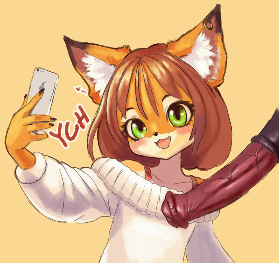 animal_genitalia animal_penis anthro canid canine clothing duo equid equine equine_genitalia equine_penis female fox genitals green_eyes hornyfoxjade horse male male/female mammal penis selfie selfie_with_penis sweater text topwear uncensored