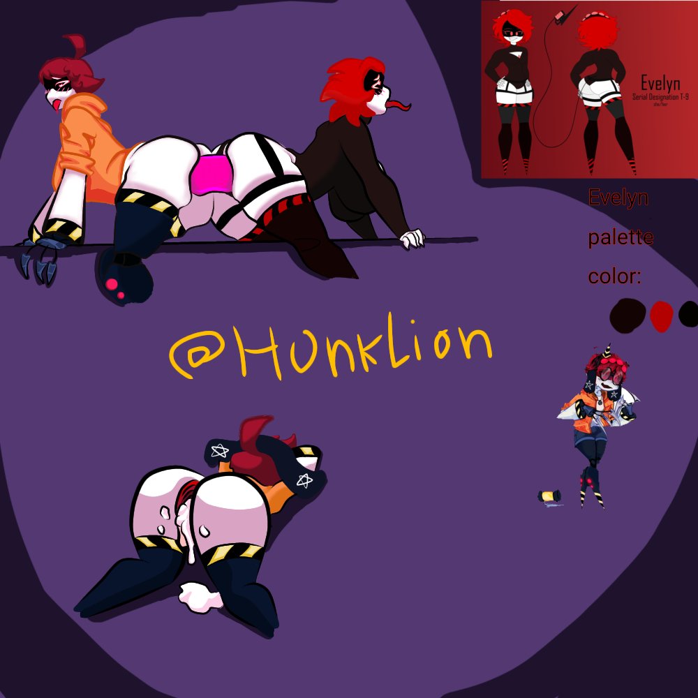 2d ass female honklion humanoid murder_drones oc original_character robot robot_girl robot_humanoid screen_face sex sex_toy