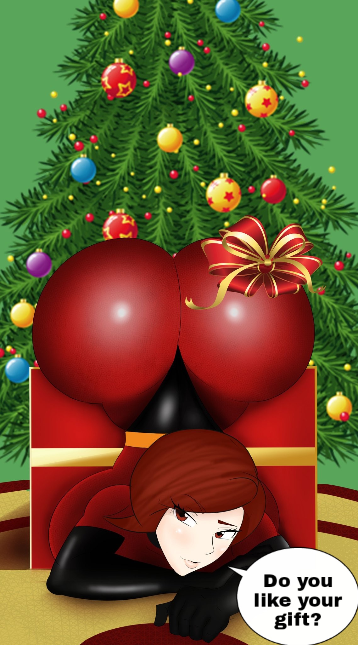 armwear, ass, big ass, big butt, brown hair, clothing, disney, elastigirl, eyewear, female, female only, footwear, gift, handwear, helen parr, huge ass, legwear, lord lince, mask, milf, pixar, smooth skin, solo, text, the incredibles
