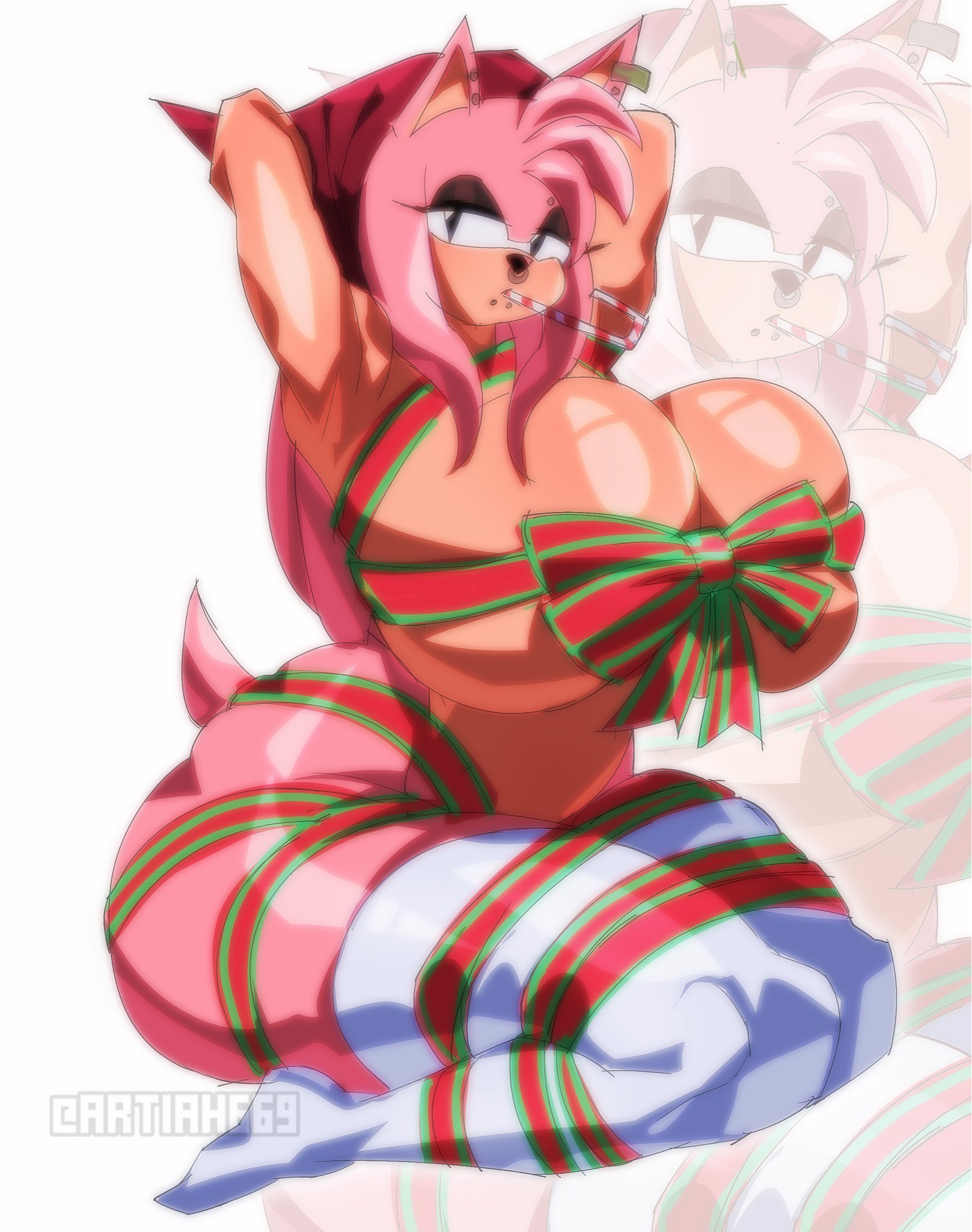 1girls, amy rose, anthro, anthro only, armpits, ass, ass bigger than head, big ass, big breasts, breasts, breasts bigger than head, breasts out, bubble ass, bubble butt, curvaceous, curvy, curvy body, curvy female, curvy figure, enormous breasts, fat ass, female, female only, fleshpie669, furry, furry female, furry only, giant breasts, gigantic breasts, huge ass, huge breasts, huge butt, huge thighs, large breasts, massive breasts, massive thighs, oc, ribbon, ribbon bondage, ribbons, sonic (series), sonic the hedgehog (series), thick ass, thick legs, thick thighs, thunder thighs, thunderthighs, tits bigger than head, tits out, v rose (peachpie669), voluptuous, wide hips, wide thighs