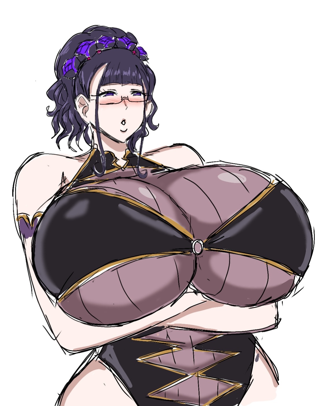 1female, 1girls, fate (series), fate/grand order, female, female only, momiji (artist), murasaki shikibu (fate), solo, solo female, tagme