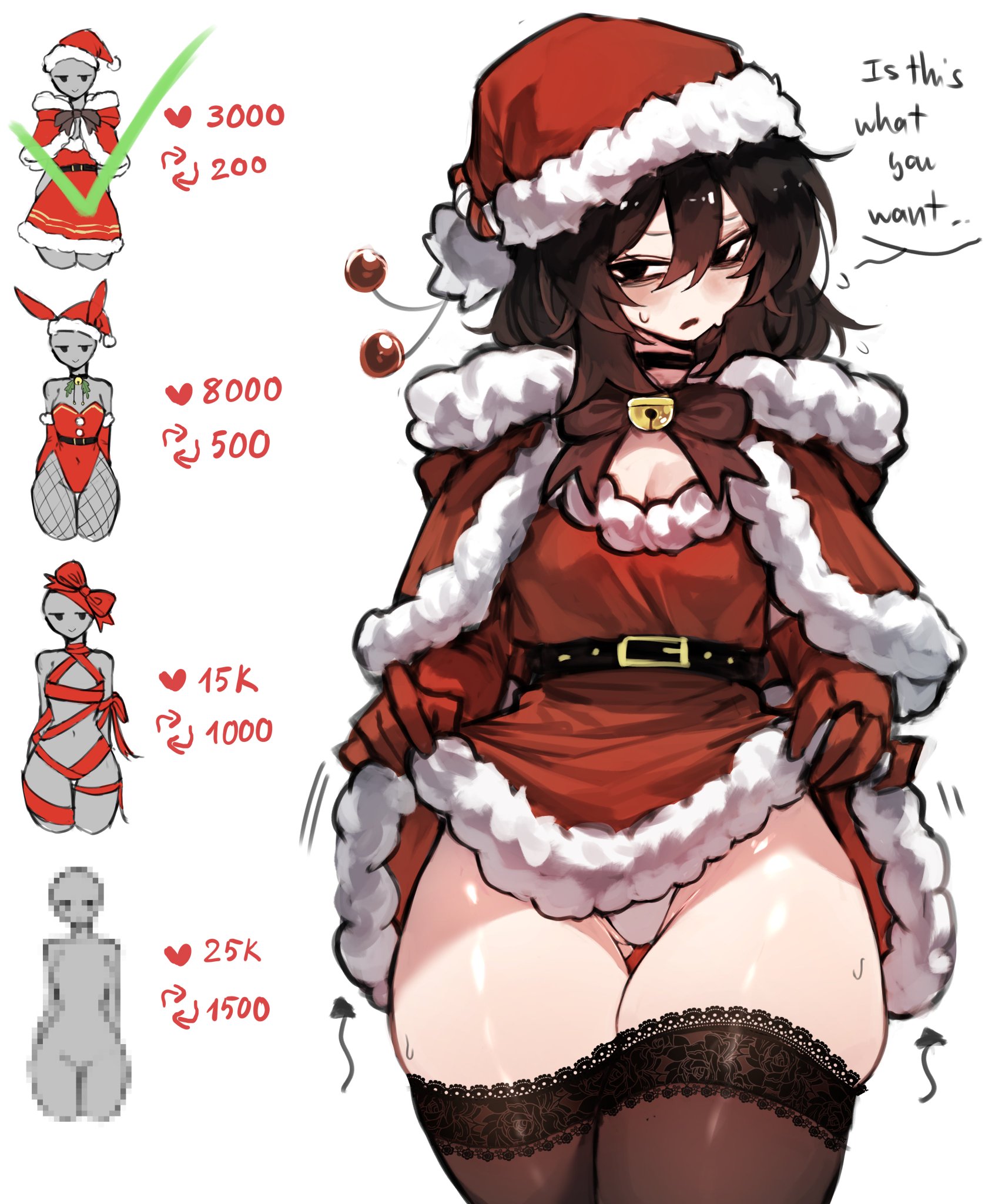 christmas, christmas outfit, shig (shigezie), shigezie, tagme