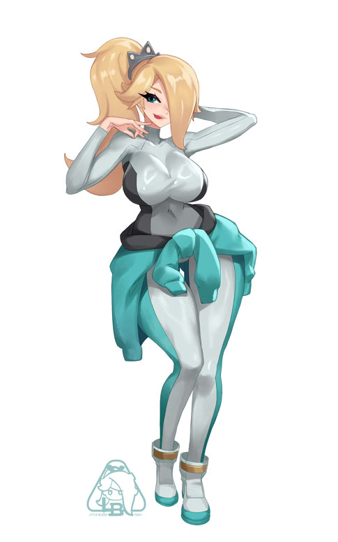 big breasts, breasts, little blood, little123blood, mario (series), nintendo, princess rosalina, princess rosalina (pro racer), super mario galaxy, tagme, thick thighs