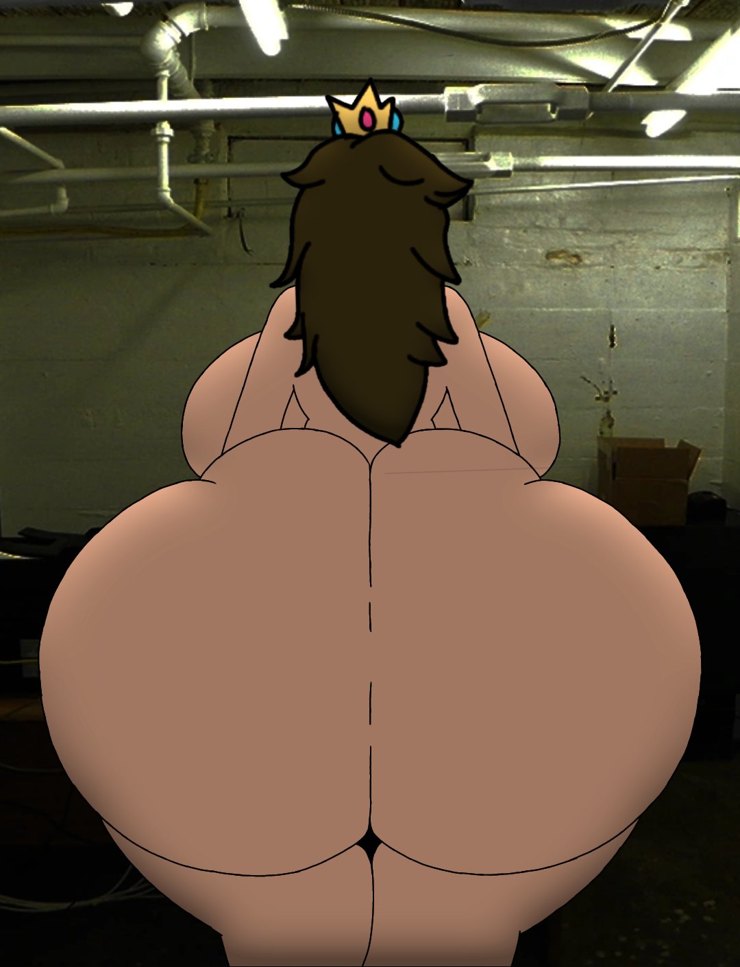 1girls, backside, big breasts, big butt, completely nude, completely nude female, female, female only, five nights at wario's, five nights at wario's: origins, five shows at wario's, fnaw, house of horrorbrews, mario (series), massive butt, naked, naked female, nintendo, nude, nude female, princess peach, solo, solo female, theluxusguy (editor), themadguy (editor), thiccfire (artist), videogamedunky (edit), virus peach, virus peach (fnaw:o)