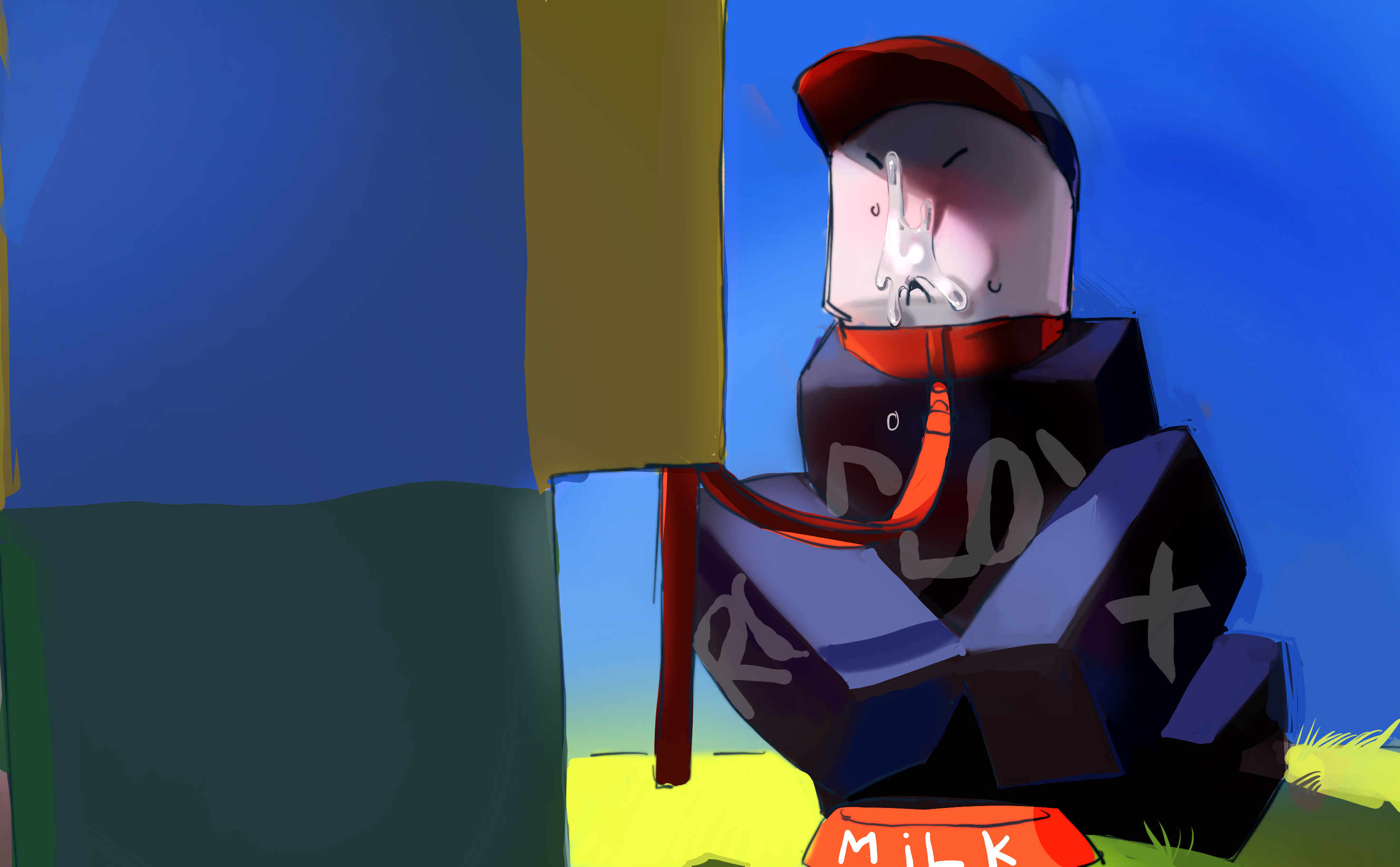 accurate robloxian, blocky, blocky anatomy, blocky body, bowl, collar, collar only, cum, cum drip, cum on face, guest (roblox), leash, noob, noob (roblox), on knees, pet, pet play, petplay, roblox, robloxian, self upload, shy, standing, xiprax