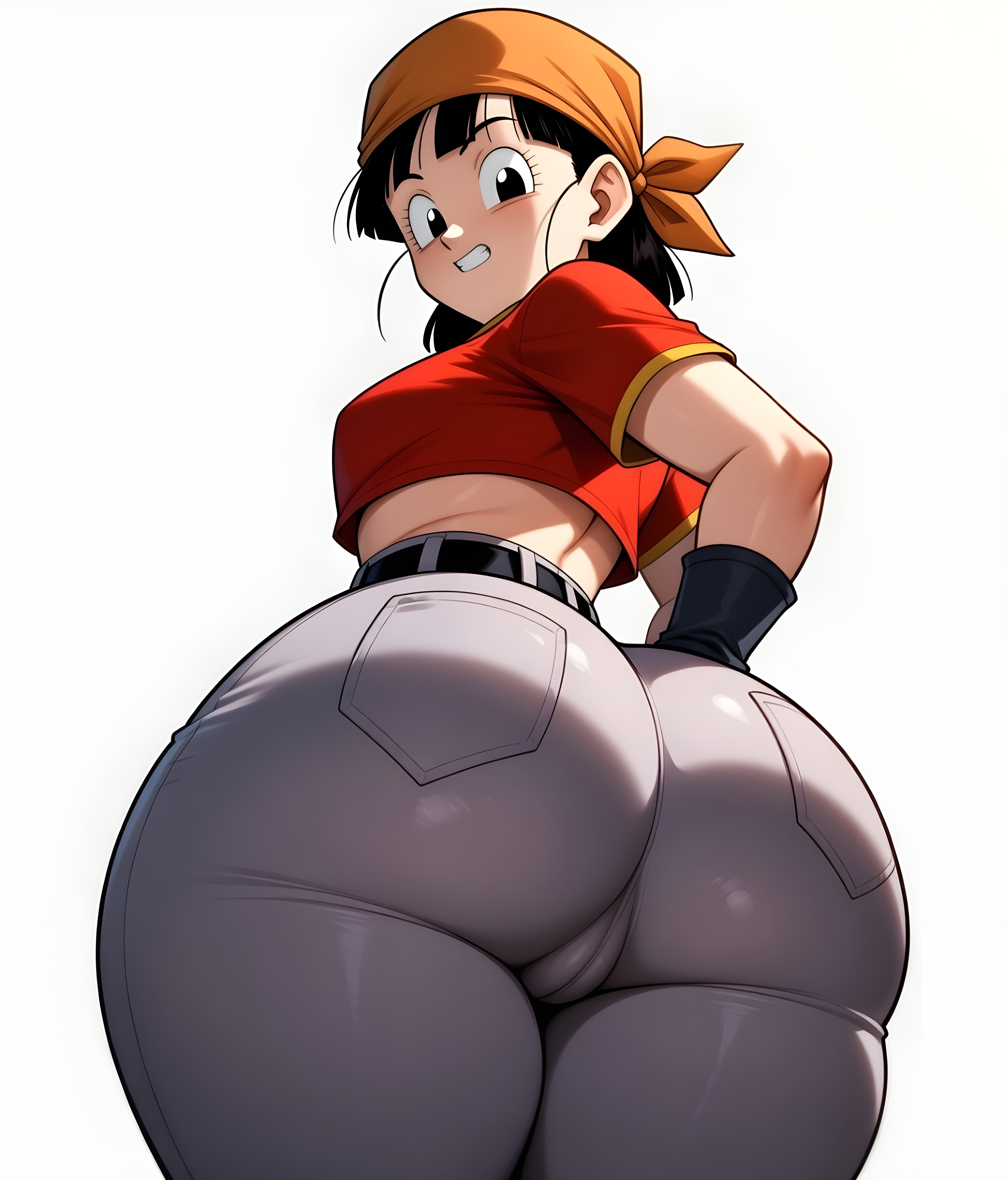 1girls, aged up, ai generated, ass, big ass, big breasts, big butt, brasil louco, bubble ass, bubble butt, clothed, clothed female, curvaceous, curvy, curvy body, curvy female, curvy figure, dragon ball, dragon ball gt, dragon ball super, dragon ball z, dumptruck ass, fat ass, female, female focus, female only, full body, full clothed, fully clothed, huge ass, huge breasts, jeans, looking at viewer, looking back, pan (dragon ball), saiyan, saiyan female, seducing, seducing viewer, seductive, seductive look, seductive pose, seductive smile, sexy, sexy body, sexy pose, shortstack, shueisha, simple background, solo, solo female, solo focus, tagme, thick, thick ass, thick body, thick butt, thick legs, thick thighs, toei animation, white background, wide hips