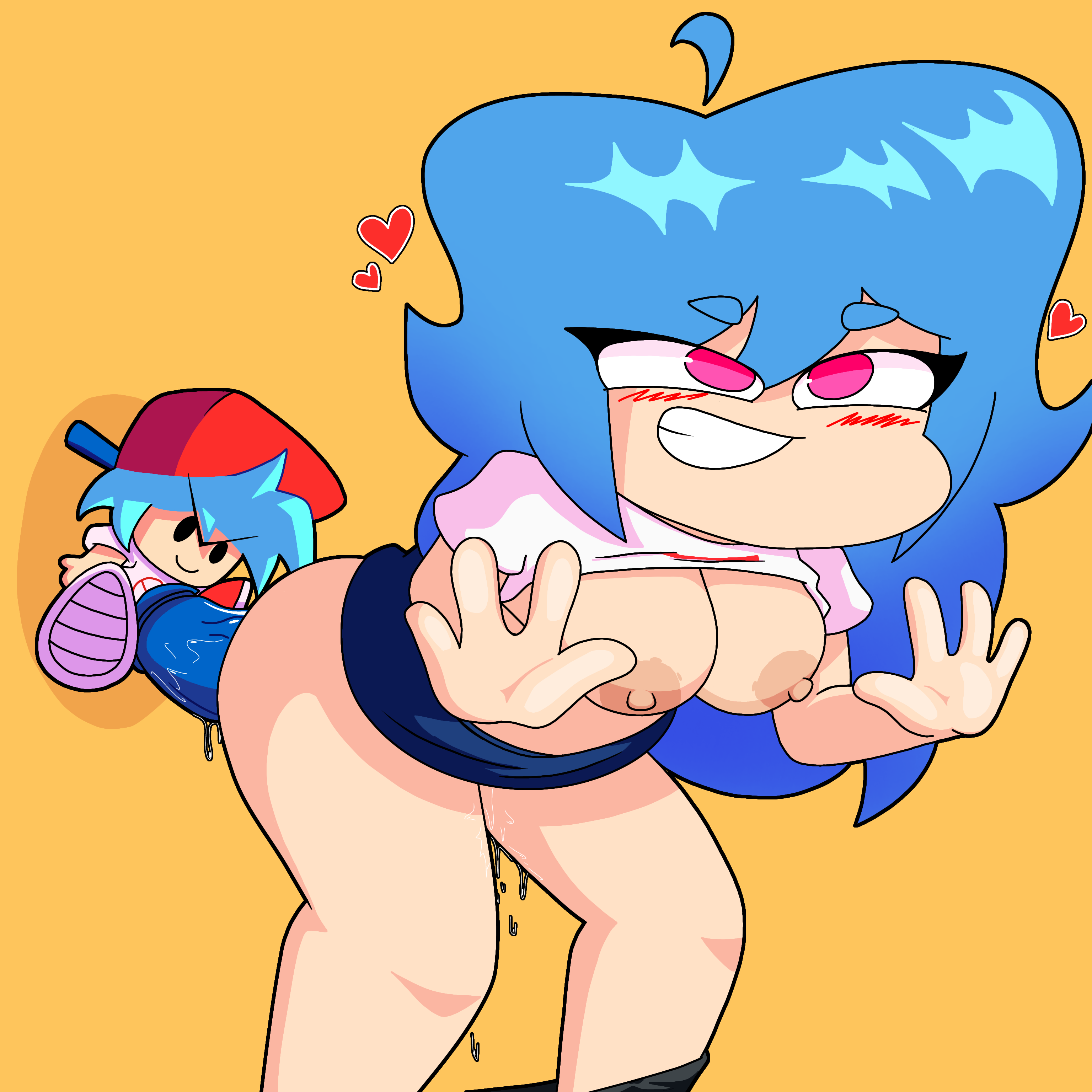 1girls, 2d, 2d (artwork), big ass, blue hair, breasts, clothed, dildo, friday night funkin, friday night funkin mod, inkasteca, masturbation, newgrounds, reborn sky (st4rcannon), sky (friday night funkin), skyverse, vs sky: reborn