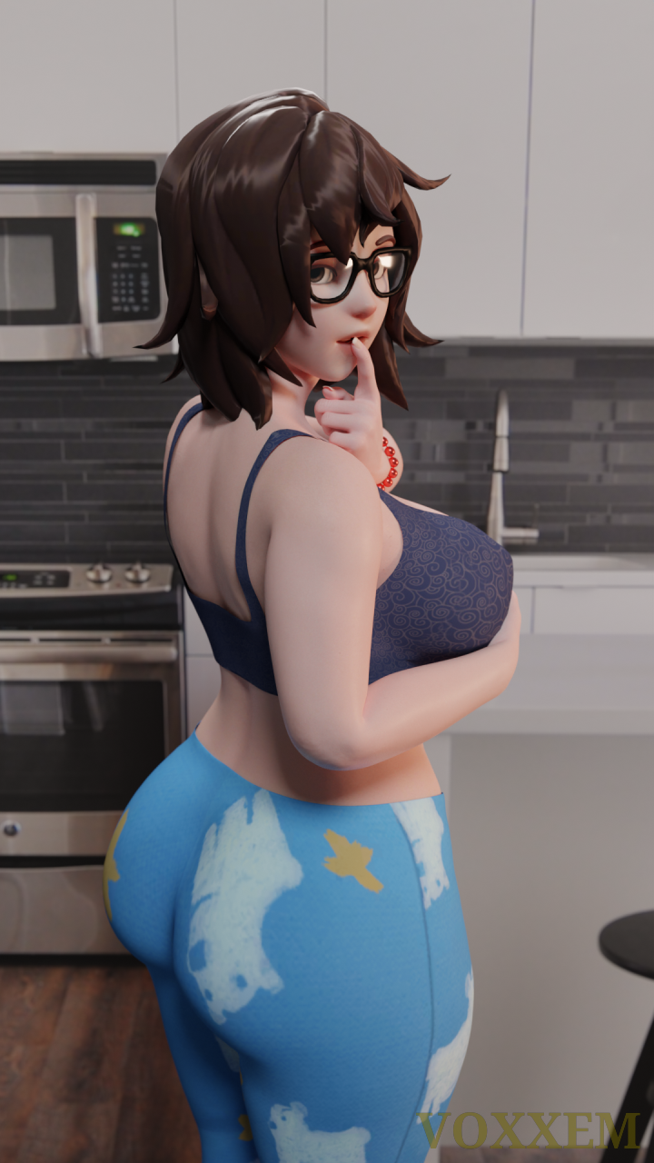 1girls 3d 9:16 ass big_breasts blender blizzard_entertainment female female_only glasses huge_ass huge_breasts large_ass large_breasts leggings mei_(overwatch) mei_ling_zhou overwatch overwatch_2 overwatch_archives pajamei sci-fi science_fiction scifi side_view sideboob solo solo_female voxxem yoga_pants