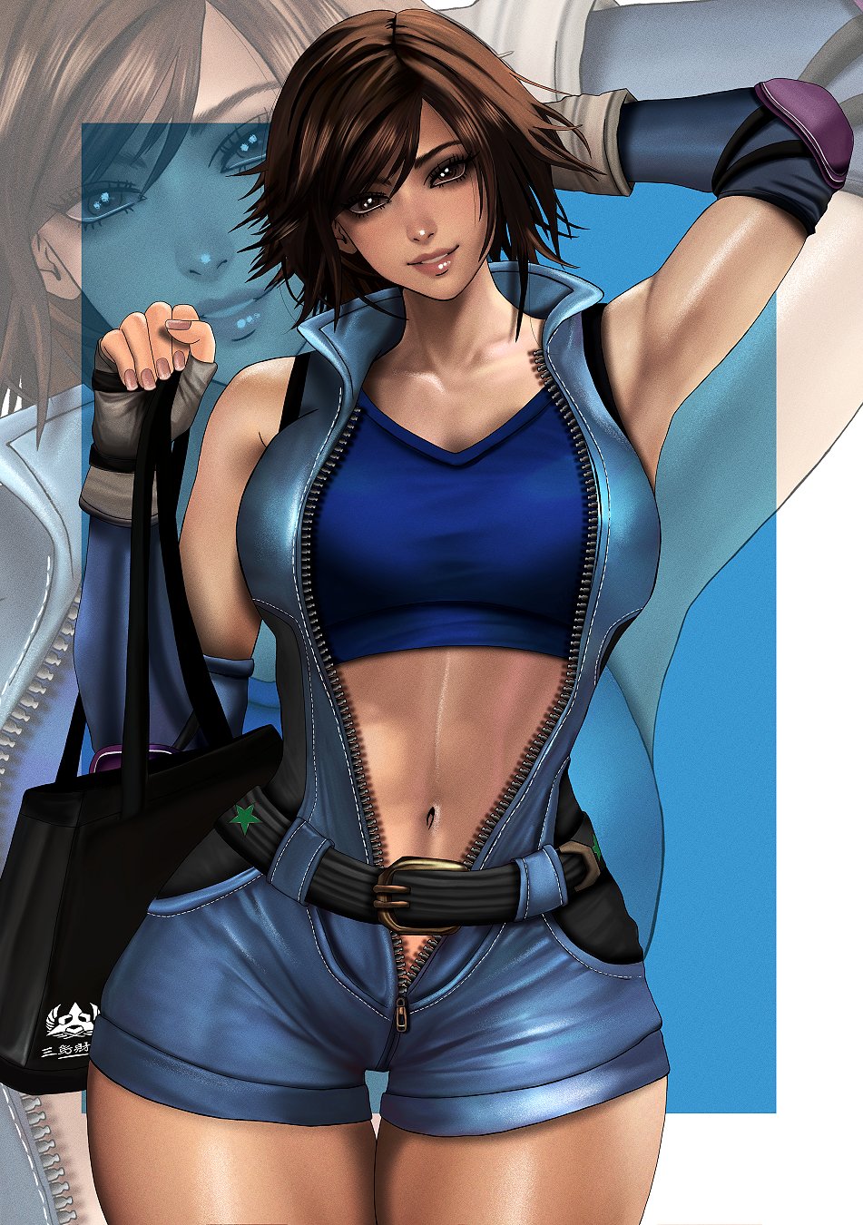 ass, big ass, big breasts, breasts, female, female only, kazama asuka, kittymiya, tekken, tekken 8, thick thighs