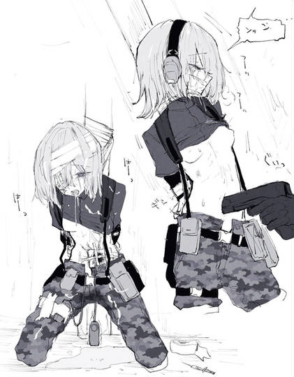 1girls, abuse, after rape, bandage, bandage on face, bandage on nipples, bandaged eye, begging for help, begging for mercy, begging to stop, blonde hair, bruises, crying, crying with eyes open, defenseless, dormicum, exhausted, exhausted female, fear, forced, gun, kidnapped, lifted shirt, no panties, on knees, orgasm, psychological torture, rape, raped by enemy, sexual assault, soldier, soldier girl, threatening, tied hands, tied to pole, tied up, torture, vibrator, vibrator in pussy