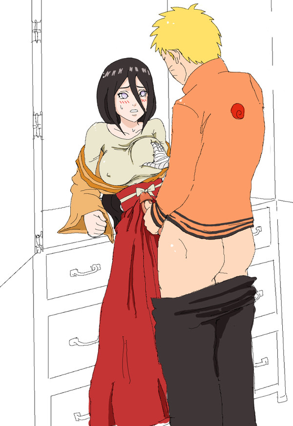 1boy, 1girls, artist request, ass, bandage, bandaged arm, big breasts, blonde hair, boruto: naruto next generations, breast grab, breast squeeze, breasts, brown hair, busty, clothing, erection, female, fucked through clothes, fucked through hakama, fucked through skirt, fully clothed, grope, groping, hakama, hand on breast, holding penis, hyuuga hanabi, large breasts, male, naruto, naruto (series), nipple bulge, nipples, pants down, penis, purple eyes, rape, sex, skirt, straight, uzumaki naruto, whisker markings, whiskers, yellow hair, yukata