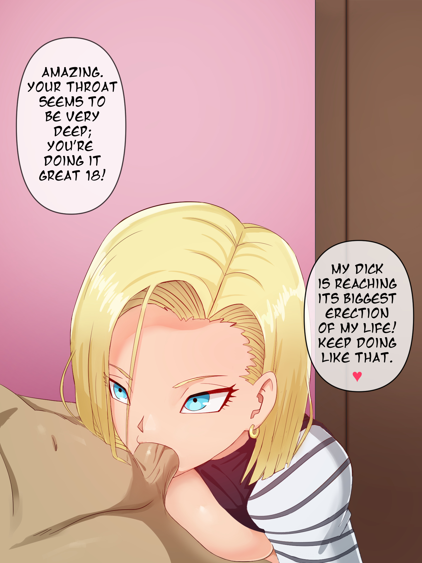 android 18, ass, breasts, cheating, dragon ball, dragon ball super, dragon ball z, female, huge ass, huge breasts, milf, pinkpawg