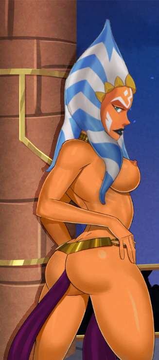 1girls ahsoka_tano alien alien_girl alternate_version_available ass barefoot belly_button belly_dancer bikini bra breasts bubble_ass bubble_butt butt cleavage clone_wars collar edit facepaint female female_only gold_collar harem_outfit horns jedi lipstick loincloth medium_breasts metal_bikini midriff navel orange_skin plain_background pussy red_lips red_lipstick red_loincloth red_skin see-through see-through_loincloth slave slave_ahsoka slave_bikini slave_clothes slave_collar slave_outfit solo standing star_wars stomach sunsetriders7 togruta vulva warpaint