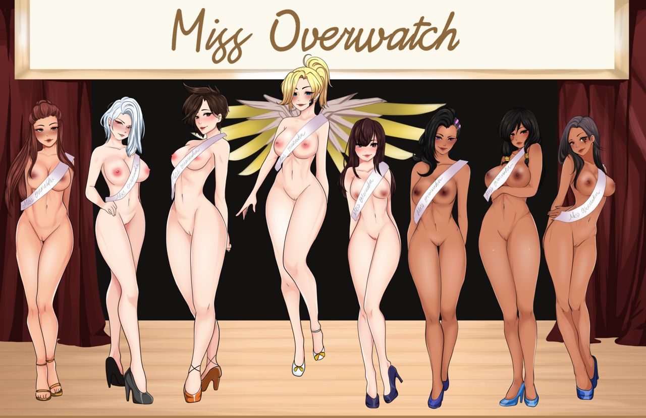 2d 6+girls 8girls ana_amari ashe_(overwatch) asian blonde blonde_hair blush breasts brigitte brunette d.va egyptian female female_only flying ginger high_heels latina mercy multiple_girls naked naked_footwear naked_heels nude open_toe_shoes overwatch pharah ruricchi sash shaved_pussy sombra stiletto_heels take_your_pick time_paradox tracer