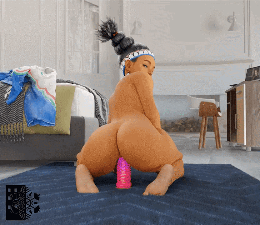 3d, 3d animation, animated, ass, bed, bedroom, bubble butt, capcom, dildo, female, female focus, female only, frostedzai (artist), lily hawk, street fighter, street fighter 6, tagme, wide hips
