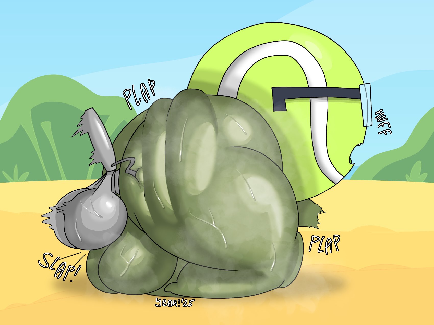 1boy, 2boys, animate inanimate, ass, ass focus, balls, battle for bfdi, battle for dream island, battle for dream island again, bfb, bfdi, bfdia, femboy, gay, gay sex, glasses, huge ass, huge balls, huge butt, hyper ass, hyper balls, jacknjellify, jnj, male, male on femboy, male only, massive ass, massive balls, nickel, nickel (bfdi), object show, object show community, object shows, osc, penetration from behind, penis, plap, plap (sound), plapping, sex, sex from behind, side view, small but hung, small dom big sub, tennis ball, tennis ball (bfdi), the power of two, tpot, yeah (artist)